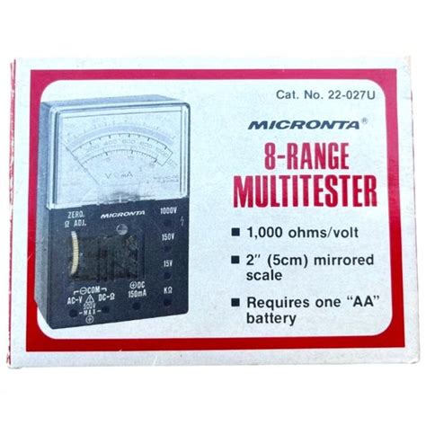 Image result for Micronta 8 Range Multitester