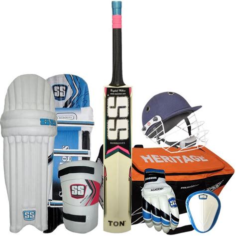 SS MASTER SERIES COMPLETE BATSMAN CRICKET KIT PACKAGE WITH ENGLISH ...