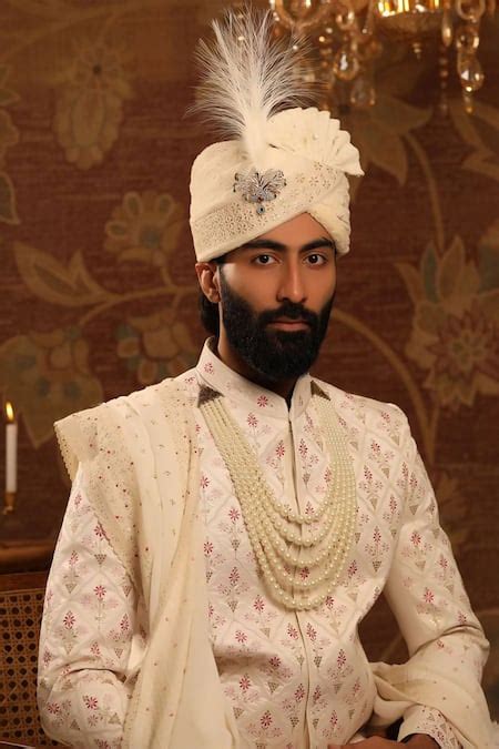 Buy Gold Stones Imperial Embellished Kalangi For Men by Cosa Nostraa ...