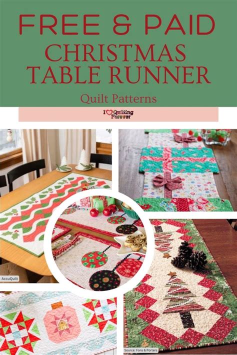 Christmas Table Runner Quilting Patterns Free 的图像结果