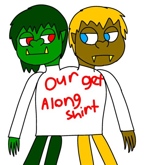 Our Get Along Shirt (Request) by SharkDrawsStuff on DeviantArt