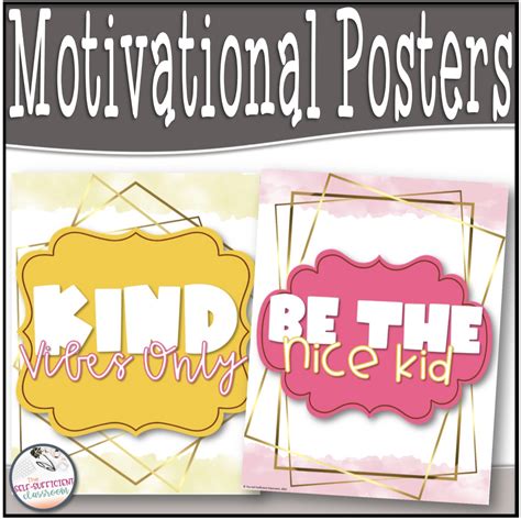 Motivational Classroom Posters - Classful