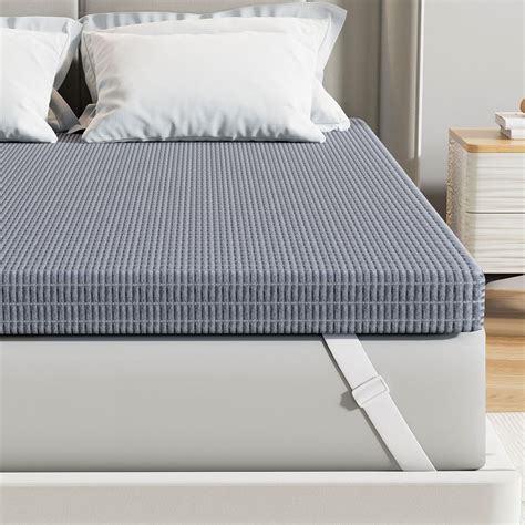 Amazon.com: Sleepmax 4 Inch Extra Firm Mattress Topper Queen - Relieve ...