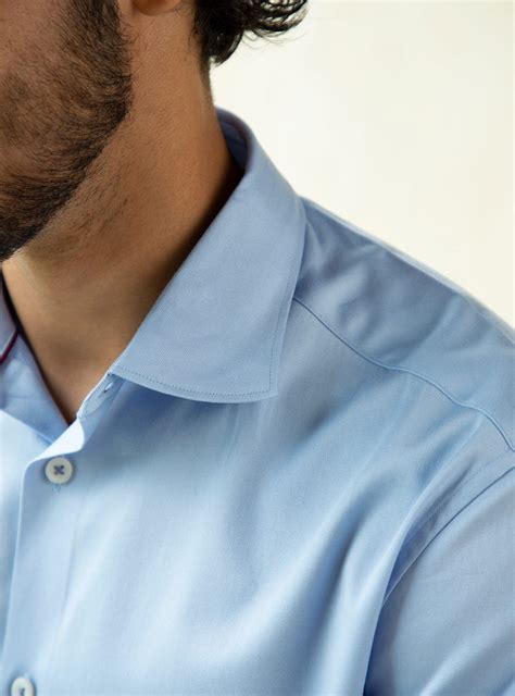Buy Steel Blue Shirt | Formal Blue Solid Shirts for Men Online | Andamen