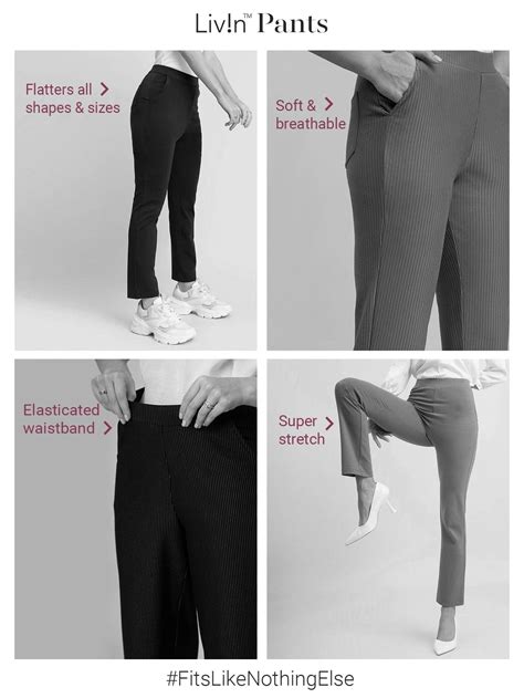 Buy Navy LivIn Air Wide Leg Formal Pants Online | FableStreet