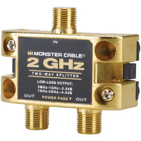 Two Gigahertz Low-Loss RF Splitters for TV and Satellite MKII - 2 Way 2 ...