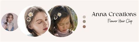 ANNA CREATIONS 4 Pcs Latest Korean Fashion Style Flower Lock Pin Hair ...