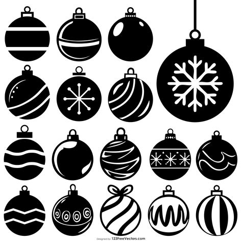 Silhouette Xmas Decorations