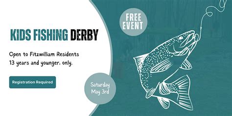 2025 Kids Fishing Derby, Fitzwilliam Town Hall, 3 May 2025 | AllEvents