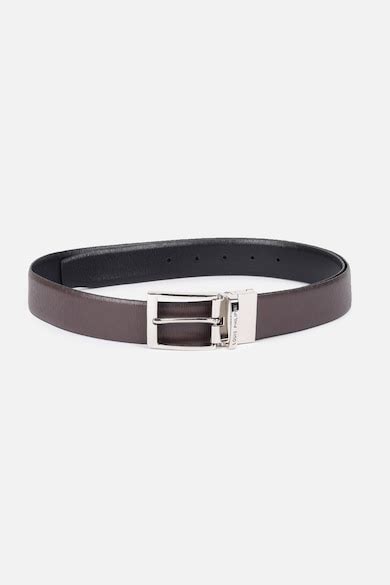 Buy Men Brown Textured Genuine Leather Formal Belt Online - 39947685 ...