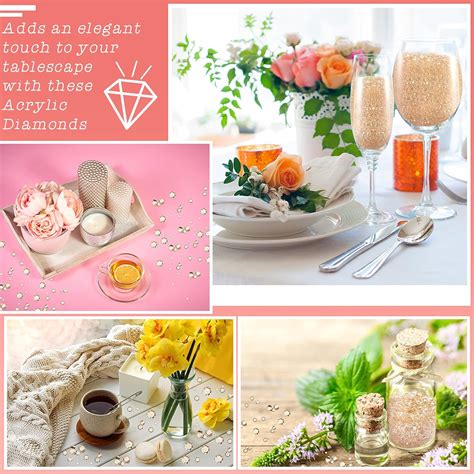 Buy 7000 Pieces Vase Filler Bling Bling Diamond The Acrylic Gem Table ...