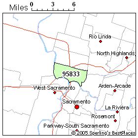 Zip 95833 (Sacramento, CA) Rankings