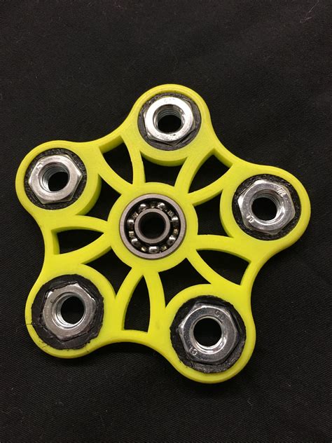 Custom 3D Printed Fidget Spinner Wheel