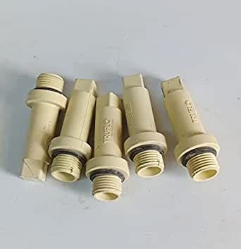 CPVC 1/2 inch End Plug Threaded inche 15mm plugs 10 Pcs : Amazon.in ...