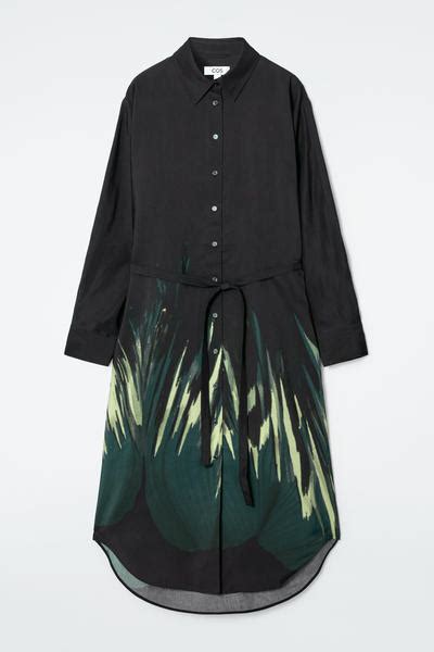PRINTED BELTED SHIRT DRESS プリントベルテッドシャツワンピース｜COS コス 公式オンラインストア