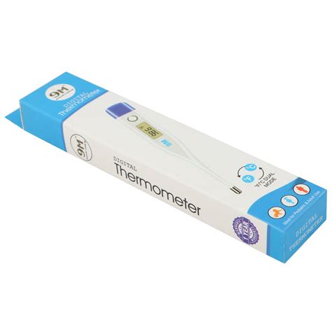 9M Digital Thermometer With Quick Measurement of Oral & Underarm Tempe ...