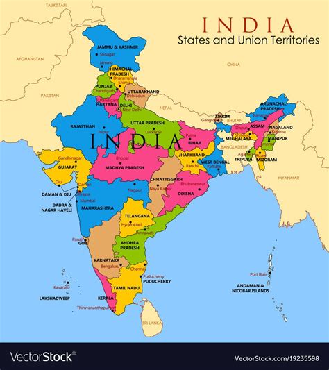 India in Asia Map: Explore Its Location and Geography
