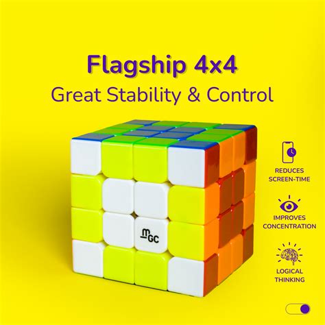 Buy YJ MGC 4x4 Magnetic Cube | Speed & Stability | Cubelelo