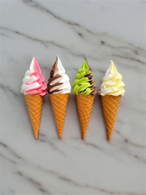 Zero Calorie Faux SWIRL Ice Cream Waffle Cone - Etsy