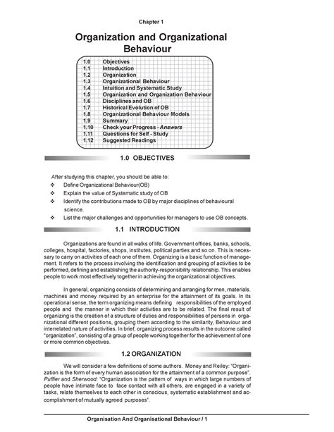 Organizational Behavior - List the major challenges and opportunities ...