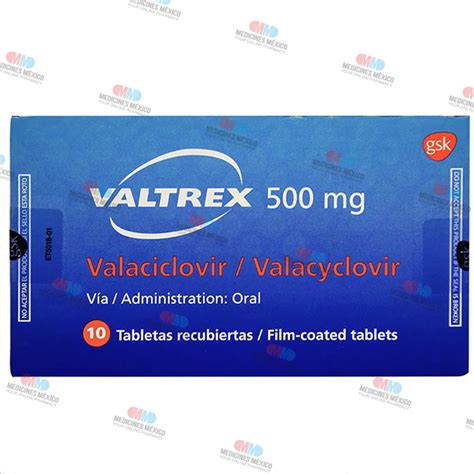 Valtrex medication in Mexican Online Pharmacy | MedicinesMexicoRX - Antibiotics - Medicines ...
