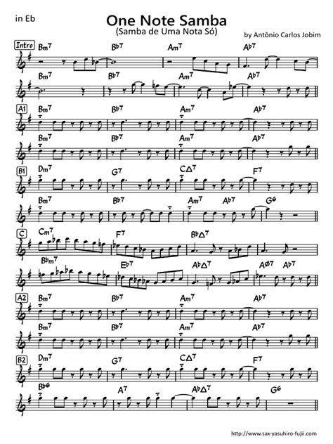 Image result for One Note Samba Saxophone