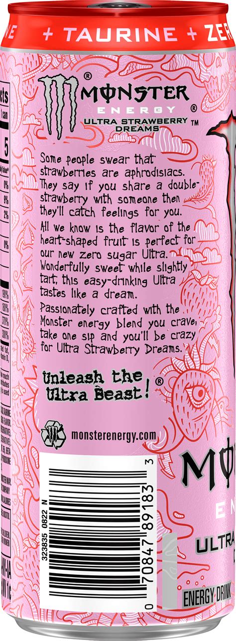Monster Ultra Strawberry Dreams Energy Drink, Sugar Philippines | Ubuy