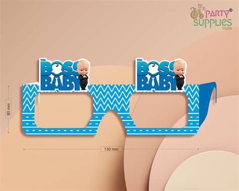 Boss Baby theme Birthday Party glasses | Birthday Party Combo Kits ...