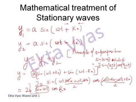 Stationary waves and wave equation | PPTX