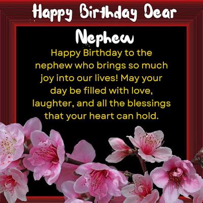 Happy Birthday Nephew Images with Quotes, Wishes and Blessings