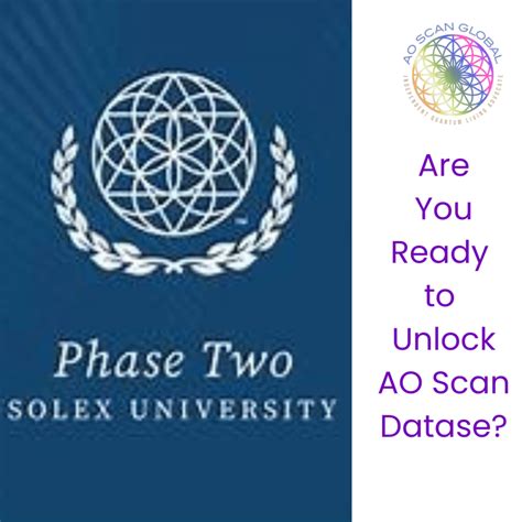 AO Scan Mastery: Phase 2 Solex University - AO Scan Global