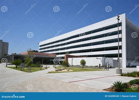 SANTA ANA, CALIFORNIA - 22 AUG 2022: the Orange County Hall of Administration Building in the ...