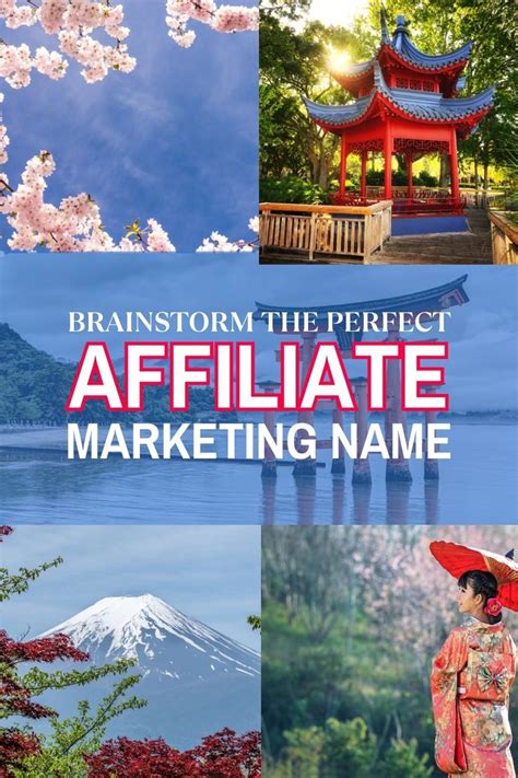 Affiliate Marketing Name Ideas in 2024 | Affiliate marketing, Online ...
