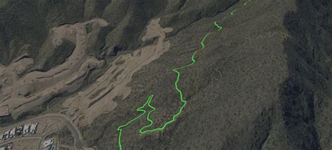 Adero Canyon Trailhead to AK5 via Andrews-Kinsey Trail, Arizona - Map ...