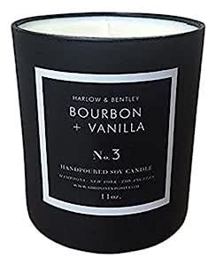 Buy HARLOW & BENTLEY Soy Candle, Bourbon and Vanilla Online at Low ...