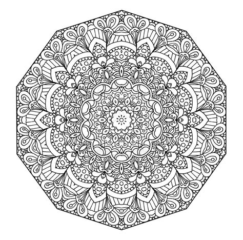 Advanced Mandala Coloring Pages Printable - Coloring Home