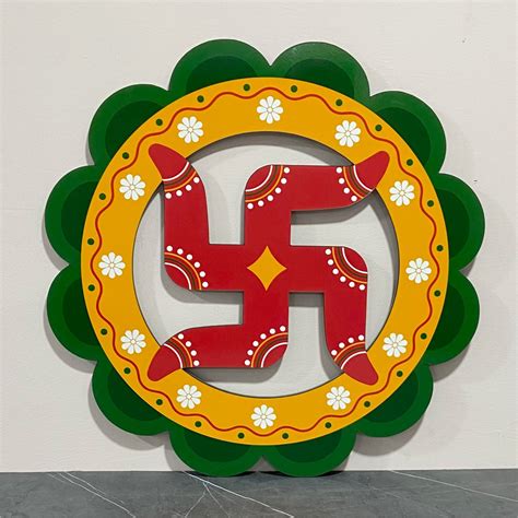 Swastik Wooden Wall Decor – GoofyShop.in