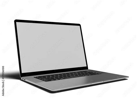 Laptop screen mockup Stock Illustration | Adobe Stock