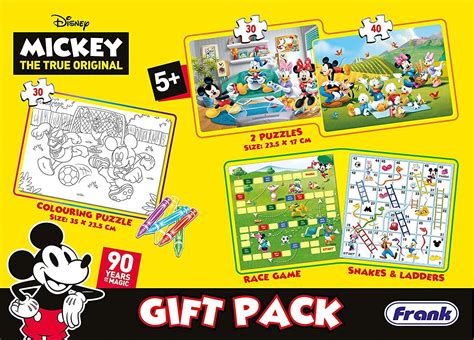 Buy Frank Disney's Mickey Gift Pack Puzzle for 5 Years and Above Online ...