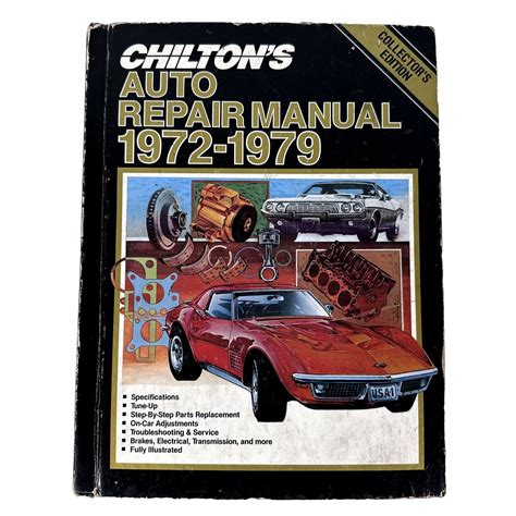 Chiltons AUTO REPAIR MANUAL 1972-1979 Collectors Edition Hardcover | eBay