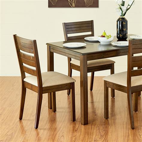 Buy Montoya Brown Rubber Wood Dining Chair - Set of 2 from Home Centre ...