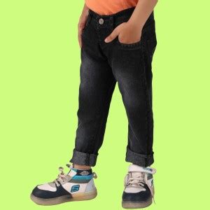 GTW Slim Boys Black Jeans - Buy GTW Slim Boys Black Jeans Online at ...