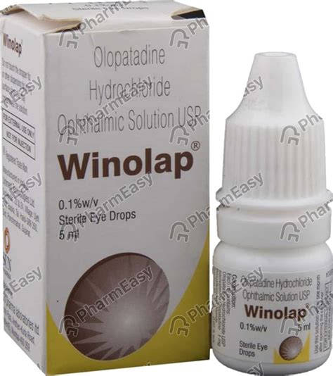 Buy Winolap 0.1 % Eye Drop (5) Online at Flat 15% OFF | PharmEasy