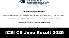 ICSI CS June Result 2025: Professional, Executive Exam Results To Be ...