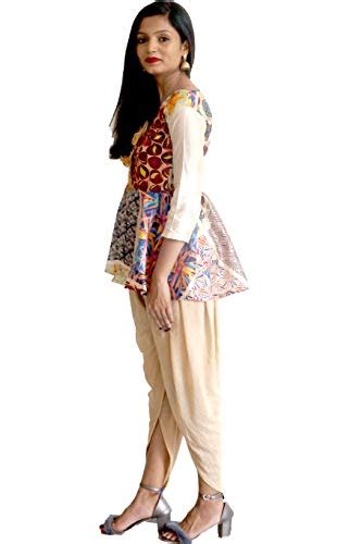 Buy White LACE NET Peplum TOP with Front Slit Georgette C Boat ...