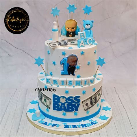 Nivaan's 1st Birthday Boss Up! Boss Baby Extravaganza Cake – CAKESTRY15