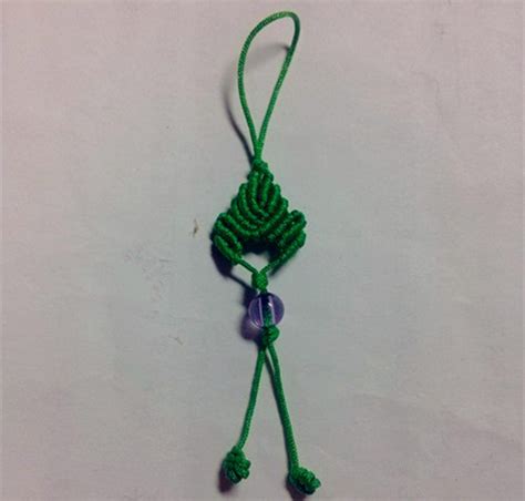 自制单品珠宝首饰，编绳不对称单珠吊坠做法图解 - 手工小制作 - 51费宝网