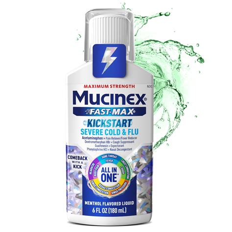 Amazon.com: Mucinex Fast-Max Severe Cold & Flu Medicine with ...