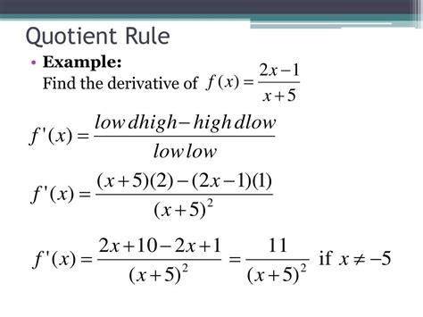 Image result for Differentiation Using Quotient Rule