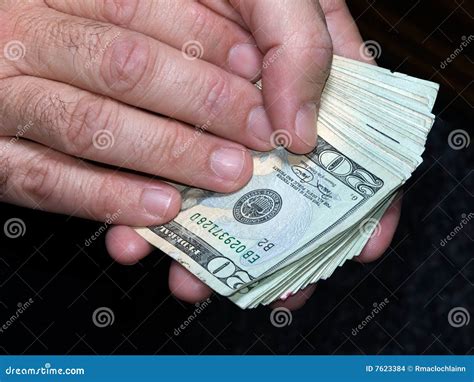Holding One Thousand Dollars (with Clipping Path) Stock Photo - Image ...
